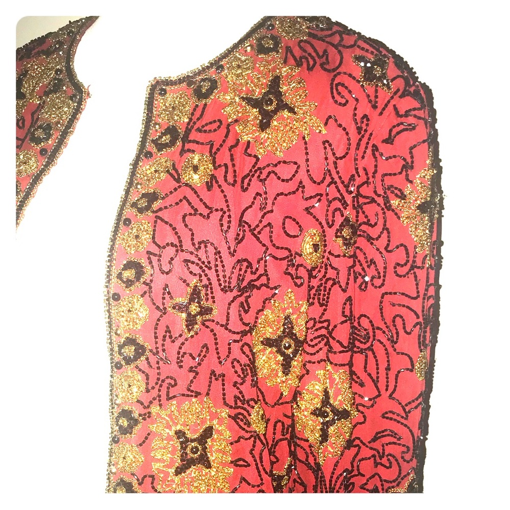 Vintage rad beaded jackets